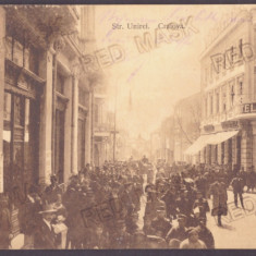 2278 - CRAIOVA, RESTAURANT, Unirii street, Romania - old postcard - used - 1916