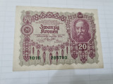 Cumpara ieftin Bancnota austria 20 kr 1922