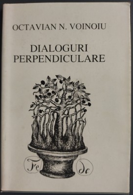 OCTAVIAN N. VOINOIU: DIALOGURI PERPENDICULARE(VERSURI 1998/DESENE STEFAN CALTIA) foto