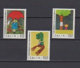 Italia 1976 - Ziua mărcii poștale, desene de copii, serie neuzata