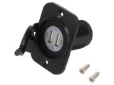 &Icirc;ncărcător Auto USB Dual 5V 2.4A
