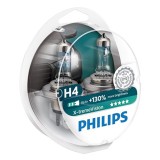 Set 2 becuri auto halogen, X-treme VisionPro 150, model H4, 12V, 55W, 3600K, faza lunga, scurta, Philips, PH-H4X