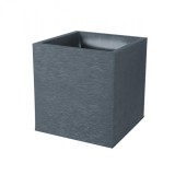 Jardiniera mare patrata antracit 39,5x39,5x43,5 cm GRAPHIT