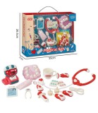 Jucarie Dentist Set Stomatologic pentru Copii 3+ ani, Plastic, cu Accesorii si Cutie, Dimensiuni 35x26.5x7 cm