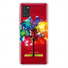 Husa Samsung Galaxy A21s model Colourful Tree, Silicon, Antisoc, Viceversa foto