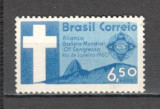 Brazilia.1960 Posta aeriana-Congres mondial baptist GB.16, Nestampilat