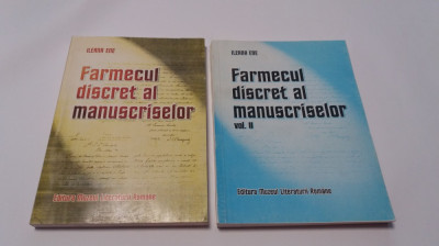 FARMECUL DISCRET AL MANUSCRISELOR ILEANA ILIE 2 VOL RF14/0 foto