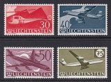 Liechtenstein 1960 - Aviatie, avioane, elicopter, serie neuzata