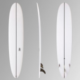 Placă SURF LONGBOARD 900 9&#039; Performance 60 L. V&acirc;ndută cu 2 +1 &icirc;notătoare centrală de 8&quot;