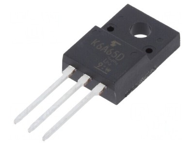 Tranzistor N-MOSFET 650V 6A TO220FP foto