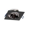 Rama spot Leo GU10 87X85mm, negru, Metsan