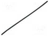 Manșon termocontractabil fără adeziv 19,1mm L: 1m negru CYG/KTG