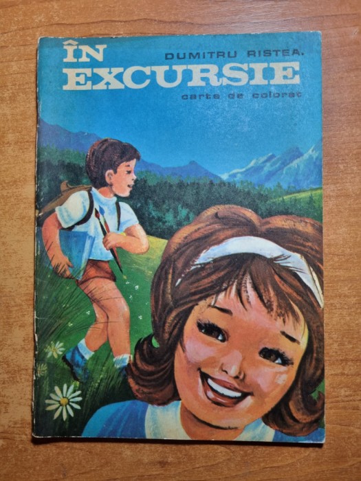 carte pentru copii de colorat - in excursie - din anul 1978