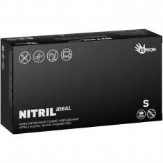 Espeon Nitril Ideal Black mănuși din nitril, fără pudră mărime S 100 buc