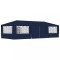 Gossi cort de petrecere profesional cu pereti albastru 4x9 m 90 g/m2