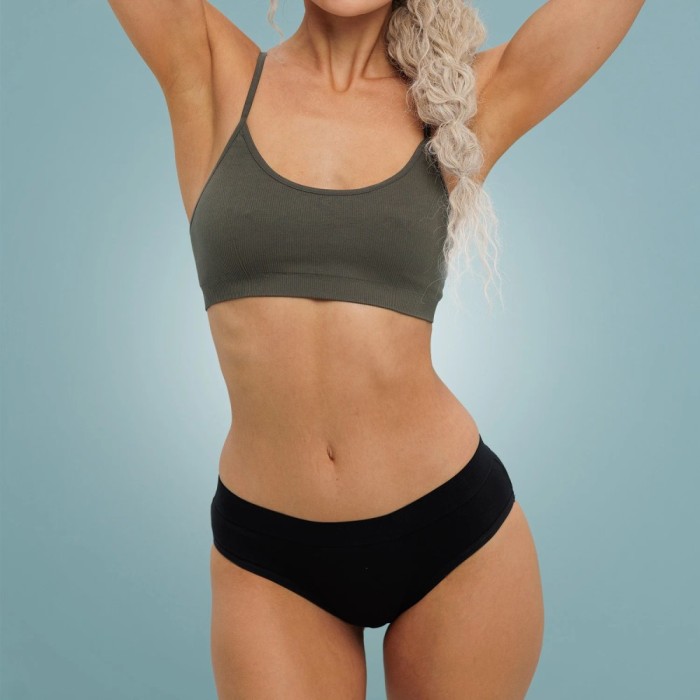 Weekiss Boyshort Periodenunterw&auml;sche, Menstruationsunterw&auml;sche, Periodenslip, Gr&ouml;&szlig;e: XL (42); Mengen-Rabatte: ohne; Farbe Weekiss: Schwarz