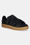 adidas Originals sneakers din piele intoarsă Campus 00s culoarea negru, JH7607
