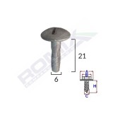 Surub Capac Motor Pentru Citroen/Peugeot 6X21mm - Metalic Set 5 Buc 134958 C30718-RMX