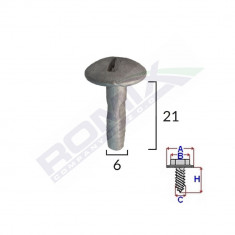 SURUB CAPAC MOTOR PENTRU CITROEN/PEUGEOT 6X21MM - METALIC SET 5 BUC 62204