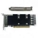 Placa Extender DELL POWEREDGE R630 SERVER SSD NVMe PCIe Low profile +High Profile GY1TD 1PDFM P31H2 + cablu DELL K9TVP