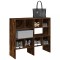 Rafturi pantofi 2 buc Stejar afumat stivuibil 89,5x30x40 cm