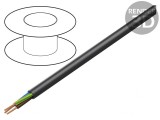 Cablu electric rotund PVC negru 3G1,5mm2