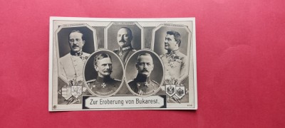 Bucuresti Maresalul/General Mackensen si Erich von Falkenhayn in Uniforma foto