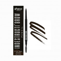 Creion pentru sprancene BPerfect Indestructi'Brow Pencil, 0.1g - 592 Ultra Dark Brown