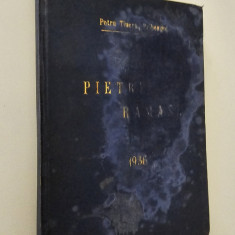 Carte veche 1936 Petru Tiucra Pietre ramase / Monografia judetului Arad