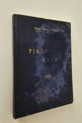 Carte veche 1936 Petru Tiucra Pietre ramase / Monografia judetului Arad foto