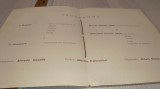 RAR = PROGRAM SPECTACOL TRIO CASELLA , INSTITUTUL DE CULTURA ITALIANA 1934 SALA DALLES / TIPOGRAFIA BUCOVINA