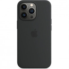 Husa de protectie Apple Silicone Case with MagSafe pentru iPhone 13 Pro, Midnight