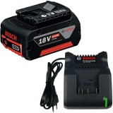 Bosch GBA + GAL 18V-20 - Acumulator Li-Ion 18 V 4 Ah + Incarcator