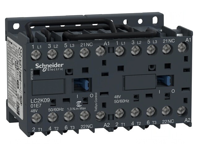 Contactor Reversibil 3 Poli NO cu 3 Contacte NC