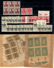 Deutsches Reich - Lot timbre neuzate, cu dubluri foto