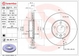 Disc frana fata BREMBO 09.D211.11