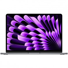 Laptop Apple MacBook Air 13.6&#039;&#039;, cu procesor Apple M3, 8 nuclee CPU si 10 nuclee GPU, 16GB, 256GB, Space Grey, INT KB