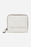 Karl Lagerfeld portofel femei, culoarea alb, A2W32018