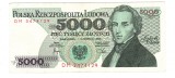 SV * Polonia 5000 ZLOTI / ZLOTYCH 1982 * Fryderyck Chopin * VF