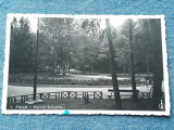 531 - Pitesti Parcul Trivalea 1939 carte postala circulata, vedere parc Fotofilm, Necirculata, Fotografie