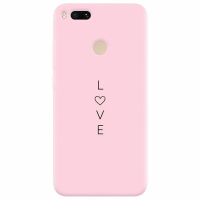 Husa silicon pentru Xiaomi Mi A1, Love foto