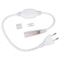 Cablu alimentare pentru furtun neon, 2 pini, diametru conector 1.6 cm foto