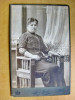 B667-Kabinet fofo Doamna Arad carton anii 1900 stare buna.