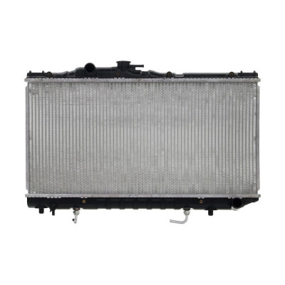 Radiator racire Toyota Celica (T16), 1985-1989, Motorizare 2.0 100/112kw Benzina, cutie Automata, tip Denso, diametru intrare/iesire 31/31mm, dimensi foto