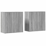 Cumpara ieftin Comode, 2 buc., gri sonoma, 79x38x80 cm, lemn compozit