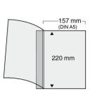 Folii transparente pentru formate A5, Compact 7877PA, 1 buzunar 220 x 157 mm