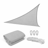 Rana Sun sail triunghiular 4x4x4 m gri