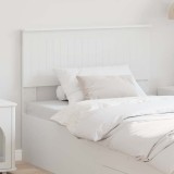 vidaXL Tăblie cap cu headboard Alb 100 cm Lemn compozit 888451