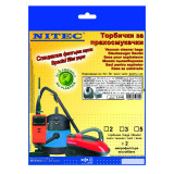 Set saci aspirator Nitec T395, saci 5 buc, microfiltre 2 buc, Gri