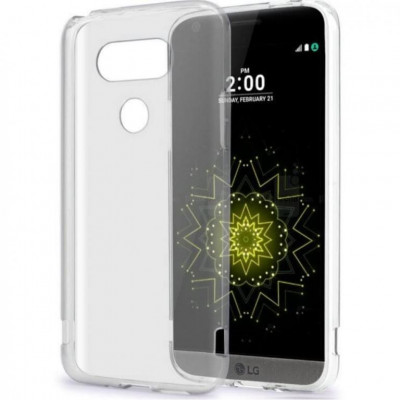 Husa Telefon Silicon LG G5 Clear Grey Ultra Thin foto